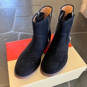 New Republic suede double zip Chelsea boots men 8/41 new